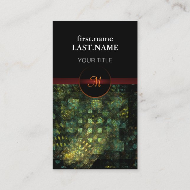 Tarjeta De Visita Moderna y profesional elegante Guay City (Anverso)