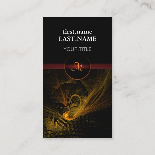 Tarjeta De Visita Moderna y Profesional Rompiendo Guay (Anverso)