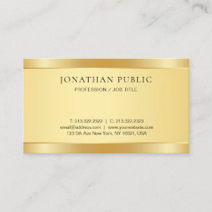 Tarjeta De Visita Moderna y sencilla plantilla de diseño elegante de