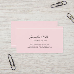 Tarjeta De Visita Moderna y sofisticada seda luin Deluxe