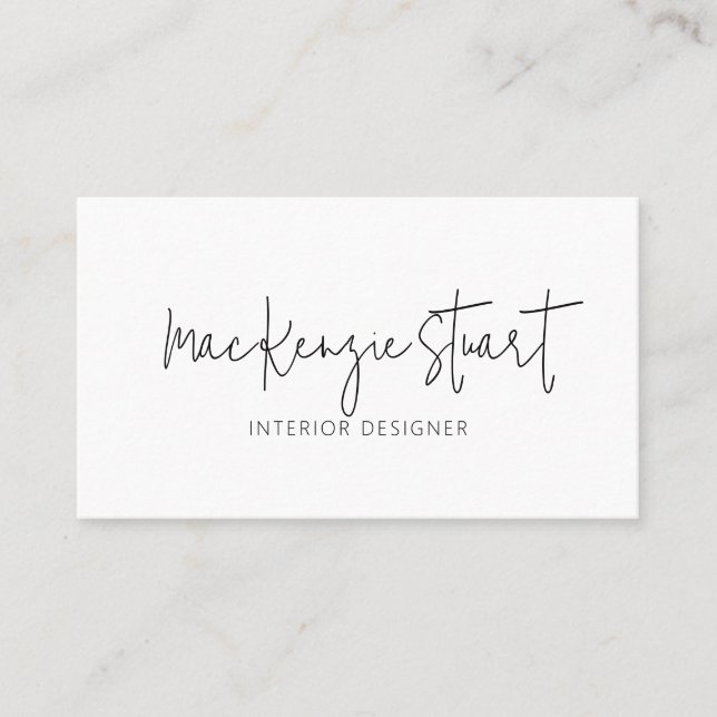 Tarjeta De Visita Modernas y elegantes empresas de plantilla de códi (Anverso)