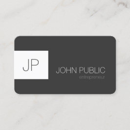 Tarjeta De Visita Modernas y elegantes esquinas redondeadas Minimali