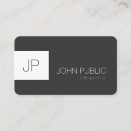 Tarjeta De Visita Modernas y elegantes esquinas redondeadas Minimali