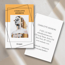 Tarjeta De Visita Moderne Foto Visitenkarte