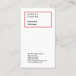 Tarjeta De Visita Modernidad elegante y sobria