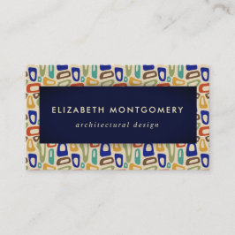 Tarjeta De Visita Moderno a mediados del siglo XX