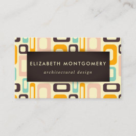 Tarjeta De Visita Moderno a mediados del siglo XX