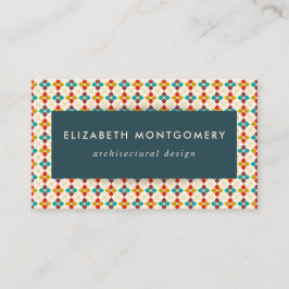 Tarjeta De Visita Moderno a mediados del siglo XX