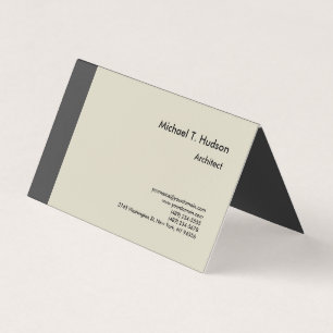 Tarjeta De Visita Moderno arquitecto sencillo minimalista