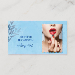 Tarjeta De Visita Moderno artista de maquillaje Personalizado color