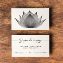 Moderno Black Lotus Flor Art Elegante Yoga Único