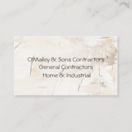Tarjeta De Visita Moderno contratista general texturizado fondo