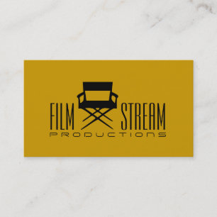 Tarjeta De Visita Moderno director de cine Productor de cine