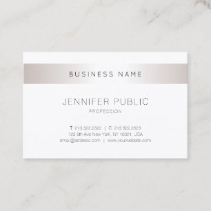 Tarjeta De Visita Moderno diseño elegante moderno elegante estilo Pl