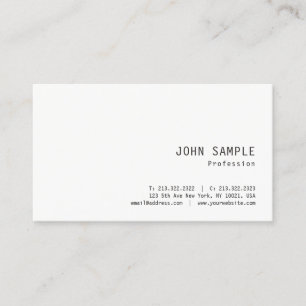 Tarjeta De Visita Moderno Diseño Simple Profesional Elegante Plantil