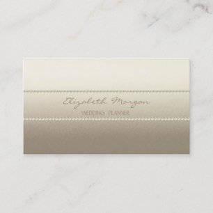 Tarjeta De Visita Moderno Elegante Con Estilo, Perlas