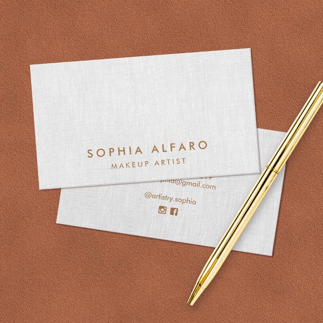 Tarjeta De Visita Moderno, Elegante, Elegante Belleza Gris Profesion (Subido por el creador)