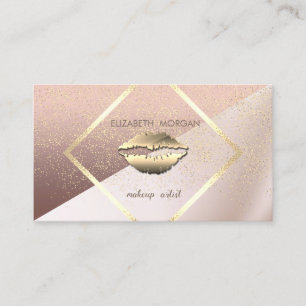 Tarjeta De Visita Moderno Elegante, Geométrico, Marco, Confeti, Labi