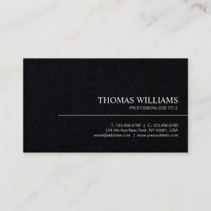 Tarjeta De Visita Moderno Elegante Minimalista Profesional Sencillo