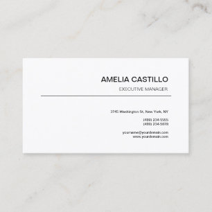 Tarjeta De Visita Moderno, elegante, moderno, Minimalista contemporá