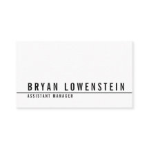 Moderno elegante negro blanco simple