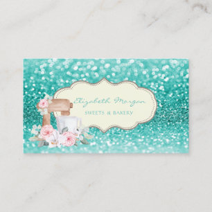 Tarjeta De Visita Moderno Elegante Profesional, Bokeh, Flores Mezcla