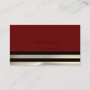 Tarjeta De Visita Moderno Elegante Profesional ,Rayado