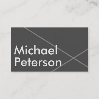 Tarjeta De Visita Moderno Elegante Sencillo De Estilo Minimalista Gr