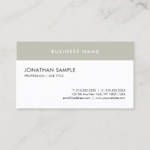 Tarjeta De Visita Moderno Elegante Simple Plantilla Profesional Fres