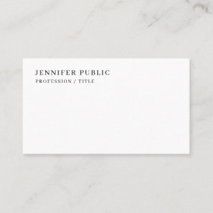 Tarjeta De Visita Moderno Elegante Simple Profesional Conéctate con