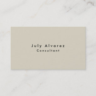 Tarjeta De Visita Moderno, elegante y sencillo, Minimalista