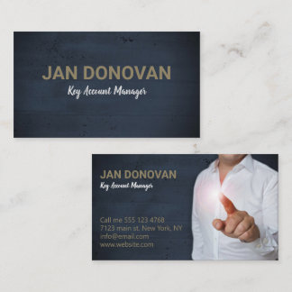 Tarjeta De Visita Moderno empresario Casual Key Account Manager