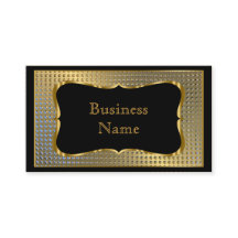 Moderno estilo Business Gold Metalizado negro
