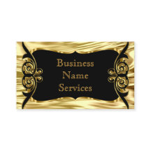 Moderno Estiloso Negocio Deco Oro Negro