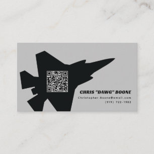 Tarjeta De Visita Moderno F-35 Lightning Fighter Jet