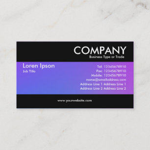 Tarjeta De Visita Moderno - Gradientes blandos