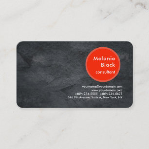 Tarjeta De Visita Moderno Gris Rojo Profesional Elegante De Moda