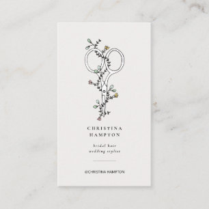 Tarjeta De Visita Moderno Hair Stylist