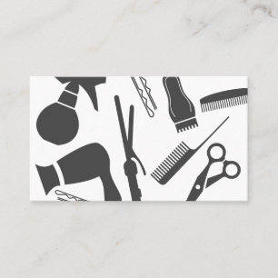 Tarjeta De Visita Moderno Hair Stylist