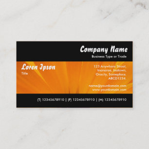 Tarjeta De Visita Moderno II - Tex color - Marigold