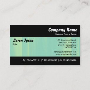 Tarjeta De Visita Moderno II - Tex de color