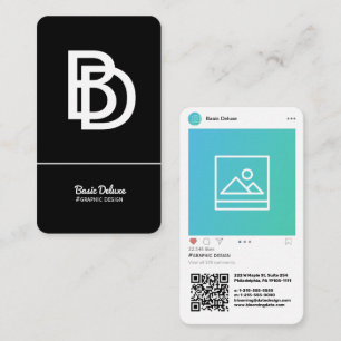 Tarjeta De Visita Moderno inspirado en Instagram