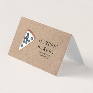 Tarjeta De Visita Moderno Kraft Sweets Bakery Profesional Business