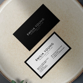 Tarjeta De Visita Moderno, limpio, simple, Minimalista profesional n