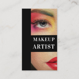 Tarjeta De Visita Moderno maquillador Artista Profesional Estilista
