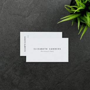 Tarjeta De Visita Moderno Minimal Luxury Boutique QR CODE Business C