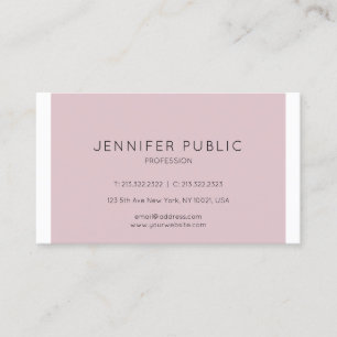 Tarjeta De Visita Moderno minimalista elegante profesional