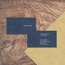 Tarjeta De Visita Moderno Minimalista Geométrico Elegante Profesiona