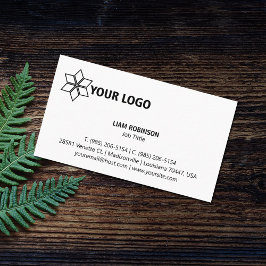 Tarjeta De Visita Moderno Minimalista Personalizado