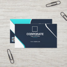 Moderno Negro Teal Profesional